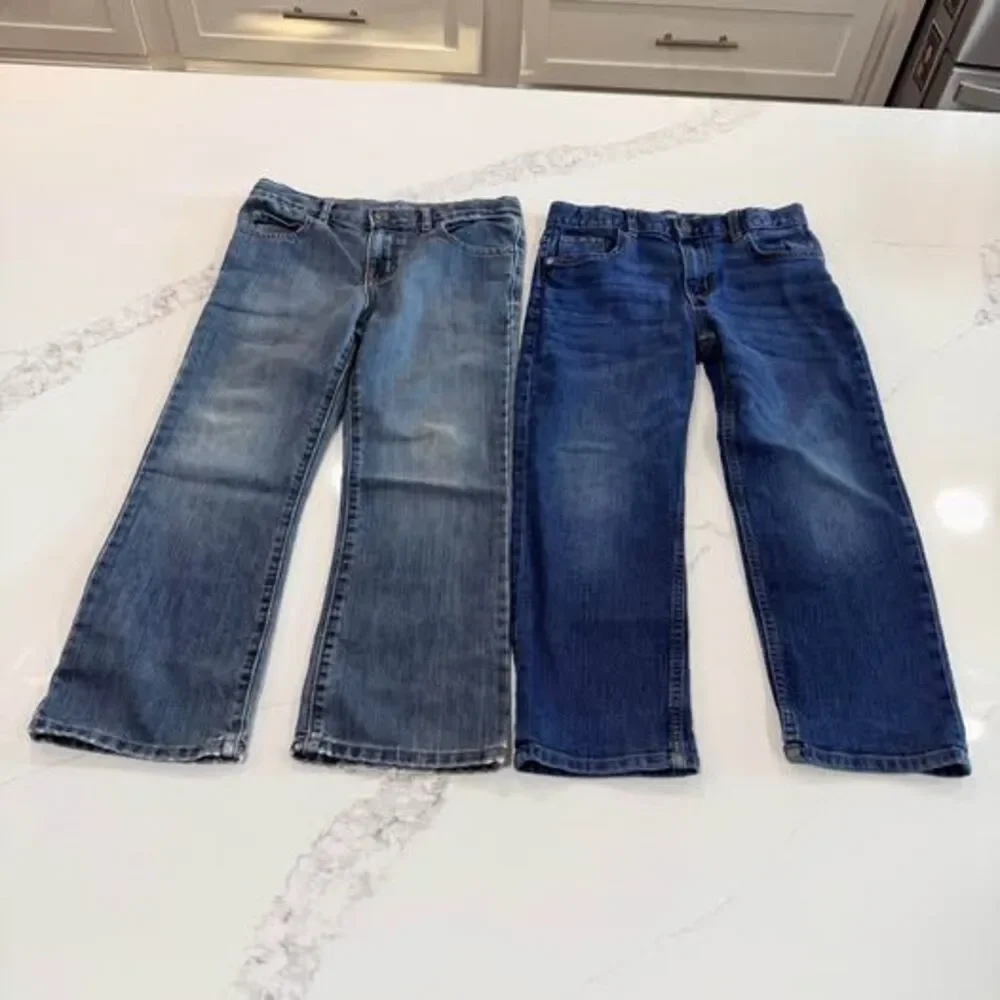 Boys jeans lot OshKosh Childrens Place size 7H Husky